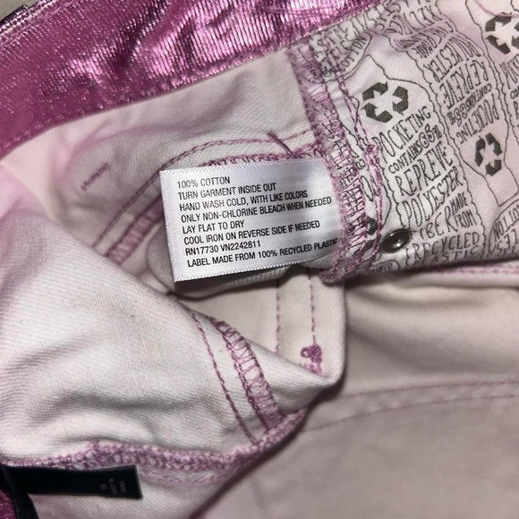 Barbiecore Metallic Pink Mini Skirt – Size 10, Wild Fable - Picture 7 of 8